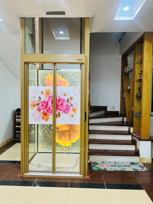 Thang máy gia đình chú Minh 