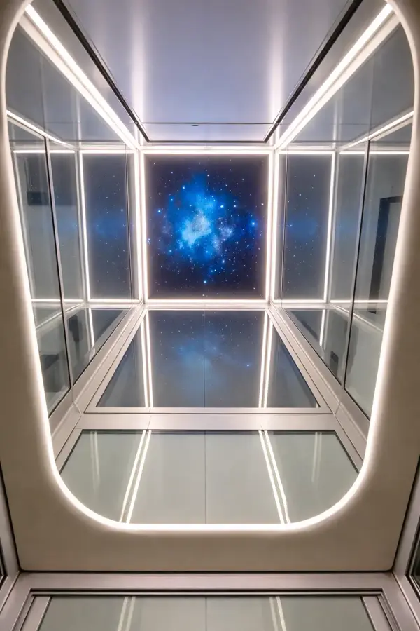 Thang máy gia đình anh Hưng