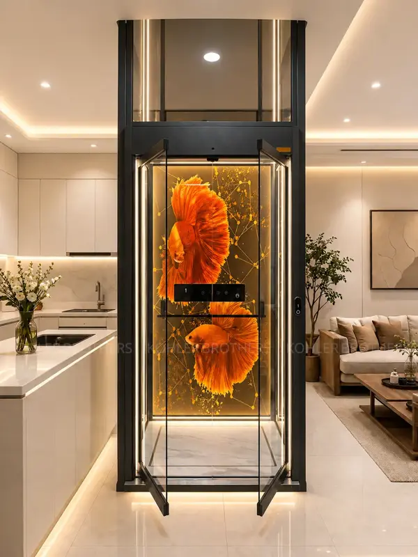 Thang máy gia đình bác Tuấn
