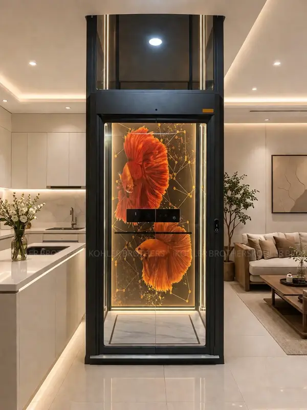 Thang máy gia đình bác Tuấn