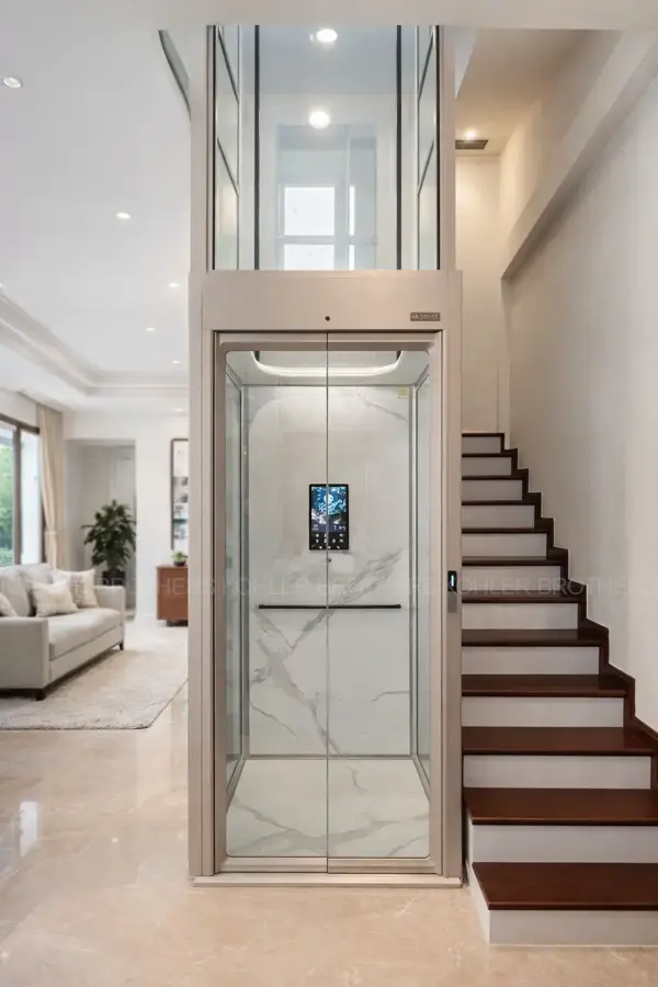 Thang máy gia đình anh Hưng